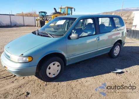 1993 Nissan Quest Gxe/Xe from USA, damaged, VIN 4N2DN11W2PD833679